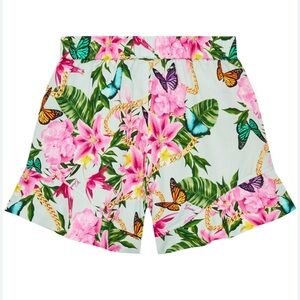 NWOT Guess Multicolor Floral Butterfly Girls  Shorts